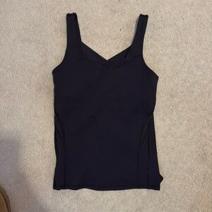 Black lululemon tank top